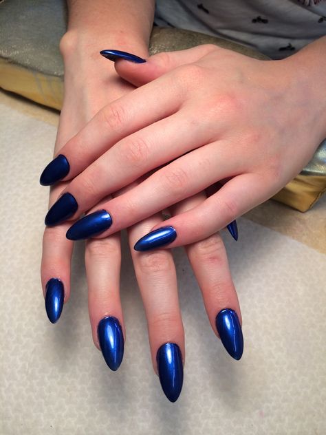 Summer Nails Electric, Nails Blue Electric, Blue Electric Nails, Nails Electric Blue, Swaggy Nails, Electric Blue Nails, Blue Stilettos, Blue Electric, Kind Of Blue