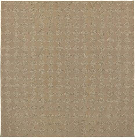 Garland Rug Diamond 12 ft. x 12 ft. Area Rug Tan Rug Amazon, Tan Area Rug, Beautiful Rug, Area Rug, Stain, Area Rugs, Rug, Yellow