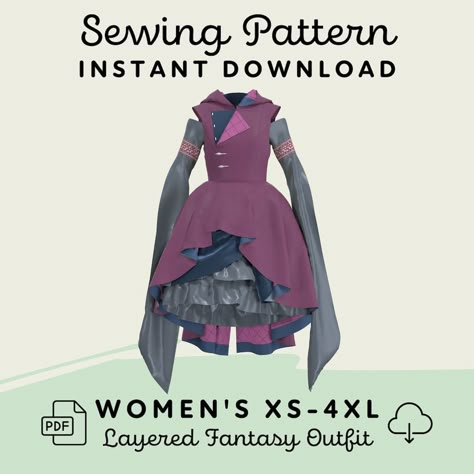 This Patterns & Blueprints item by MadeWithMaridah has 624 favorites from Etsy shoppers. Ships from United States. Listed on May 21, 2024 Plus Size Dress Patterns Free, Outfit Sewing Pattern, Cosplay Patterns, Yarn Sewing, Apron Skirt, Chemise Dress, Dirndl Dress, Costume Patterns, Sewing Skills