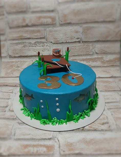 Torte für angler Angler Torte, Sugar Bread, Pan Bread, Fondant Cake, Fondant Cakes, Fondant, Chef, Birthday Cake, Cake