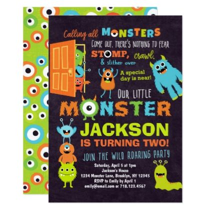 Little Monster 1st Birthday, Monster Birthday Party Invitations, Monster Party Invitations, 1st Birthday Invitations Boy, Monster First Birthday, Monster Invitations, Monster Birthday Party, Little Monster Birthday, Monster 1st Birthdays