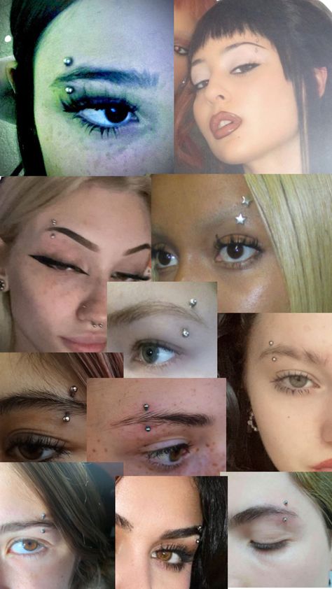 Eyebrow piercings Eyebrow Piercings, Eyebrow Piercing Jewelry, Piercing Chart, Dope Jewelry Accessories, Pretty Ear Piercings, Face Piercings, Cool Piercings, Cute Ear Piercings, Beauty Routine Tips