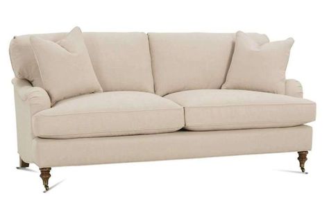 Kristen 78 Inch English Arm Fabric 2 Cushion Apartment Size Sofa Charleston Living, Traditional Apartment, Toad Hall, English Sofa, English Roll Arm Sofa, Natural Sofas, Apartment Size Sofa, Club Furniture, Maxi Pad