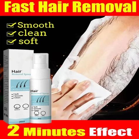 Hair Removal Spray Powerful Epilator Cream Intimate Areas Health Painless Hair Remover Growth Inhibitor For Woman Men Body Care - AliExpress 66 Hair Growth Inhibitor, Hair Removal Products, Hair Removal Spray, Permanent Hair Removal, Fast Hairstyles, Hair Removal Permanent, Hair Remover, Epilator, Soft Hair