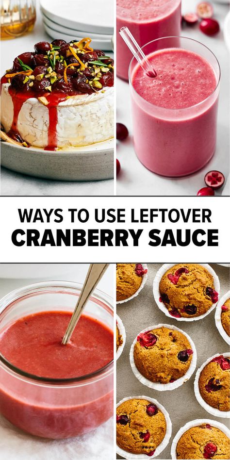 Tasty Ways To Use Leftover Cranberry Sauce Meals With Cranberry Sauce, Cranberry Leftover Recipes, Leftover Cranberry Sauce Recipe, Cranberry Smoothie, Christmas Breakfast Casserole, Perfect Roast Chicken, Christmas Side Dishes, Leftover Cranberry Sauce, Honey Baked Ham