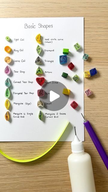 Yang Yang’s Art Space on Instagram: "Paper Quilling basic, Part 10: Square 🟪  This video demonstrates how to make a square shape using quilling tool and a paper strip.  It’s one of the basic quilling technique 🤗  Follow for more paper quilling basic technique 😉  #quilling #quillingart #paperart #papercraft #paperartist #howto #tutorial #artsandcraft #quillingpaper #quillingdesign #quillingcreations #basic #square #shapes" Paper Quilling How To, Paper Quilling Beginner, How To Quill Paper For Beginners, Paper Quilling Techniques, How To Paper Quill, Quilling Designs For Beginners, Quilled Paper Art Tutorials, Paper Quilling Designs For Beginners, Quilling For Beginners Tutorials