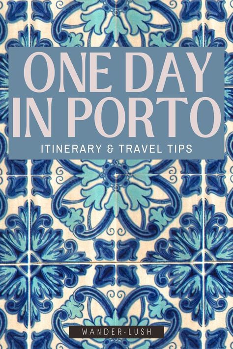 The best things to do in one day in Porto, organised into an easy Porto itinerary. Porto Portugal Travel, Girls Vacation, The Camino, Switzerland Travel, Portugal Travel, Spain And Portugal, Porto Portugal, Lisbon Portugal, Spain Travel