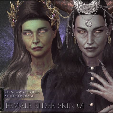 Sims4 - Female skin for mature and elder sims in 30 fantasy colours (TS4) - RemusSirion #ts4 #ts4cc #thesims4 #thesims4cc #s4cc #sims4 #sims4cc #tsr #thesimsresource #remussirion Fantasy Cc Ts4, Sims 4 Cc Skin, Save File, Cc Sims, Sims Community, Electronic Art, Ts4 Cc, The Sims4, Sims Mods