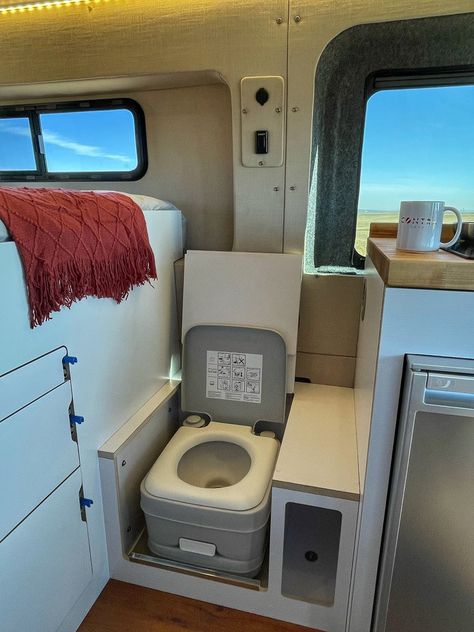 Transit Camper Conversion, Ford Transit Custom Camper, Ford Transit Camper Conversion, Ford Transit Conversion, Ford Transit Campervan, Hidden Toilet, Custom Camper Vans, Ford Transit Camper, Transit Camper