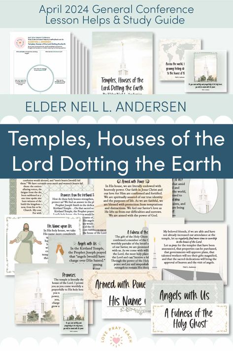 Relief Society General Conference Teaching Helps and Lesson Ideas Relief Society Lessons, General Conference, Relief Society, The Heart Of Man, Lesson Ideas, April 2024, Teaching Materials, Study Guide, Sunday School