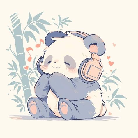 Sigma Art, Panda Drawing, Cute Kawaii Animals, Cute Sketches, Panda Art, Cute Animal Drawings Kawaii, Cute Doodles Drawings, Cute Kawaii Drawings, Cute Doodle Art