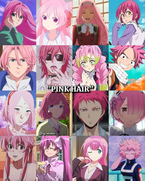 Mitsuri With Her Hair Down, Anime Character Pink Hair, Anime Characters With Pink Hair, Pink Haired Anime Characters, Pink Hair Anime Characters, Mitsuri Hair, Pink Anime Characters, Pink Hair Cosplay, Pink Hair Character