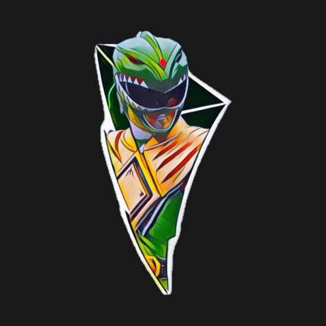 Green Ranger Lightning Bolt Green Power Ranger Tattoo, Green Ranger Tattoo, Green Ranger Tattoo Ideas, Custom Power Rangers Art, Power Rangers Art Design, Green Ranger Art, Green Power Ranger Drawing, Green Ranger Artwork, Power Rangers Illustration