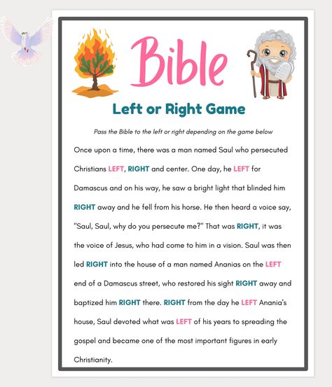 Kids Bible Games, Womens Ministry Games, Bible Games For Kids, Sunday School Games, Church Games, Bible Games, Sunday School Activities, Games Printable, Bible Activities