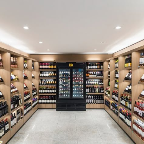 Liquor Store Design Interiors, Liquor Shop Design, Wine Shop Interior Design, Liquor Store Ideas, Wine Store Design, Wine Shop Interior, Bar Renovation, Alcohol Shop, Store Shelves Design