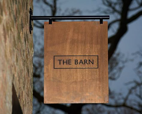 The Barn Bar Deco, Restaurant Signage, Shop Signage, Signage Ideas, Exterior Signage, Casa Country, Restaurant Signs, Signage Wayfinding, Shop Sign