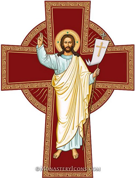 Risen Christ Cross from Monastery Icons by Monastery Icons, via Flickr