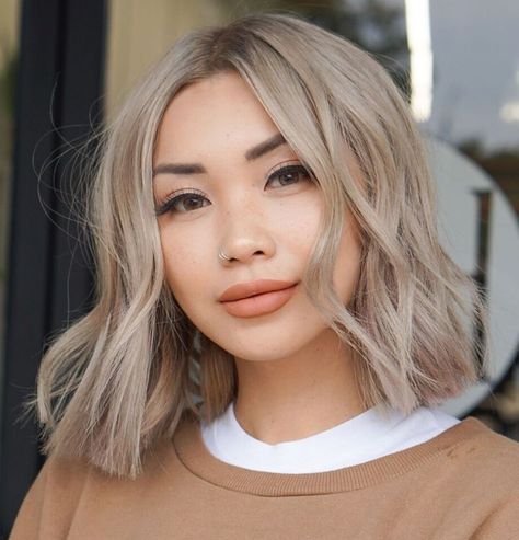 50 Best Blonde Hair Colors Trending for 2020 - Hair Adviser Hair Colors Trending, Blonde Asian Hair, Best Blonde Hair, Pale Blonde Hair, Copper Blonde Hair Color, Beige Blonde Hair, Blonde Hair Colors, Going Blonde, White Blonde Hair