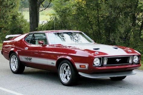 1973 Ford Mustang Mach 1 -  If you’ve got an old car you love, we want to hear about it. Email us at mailto:oldcars@krause.com Nice Old Cars, 1973 Mustang, Aventador Lamborghini, Ford Mustang Car, Mustang Mach 1, Classic Mustang, Vintage Vehicles, Mustang Fastback, Classic Vehicles