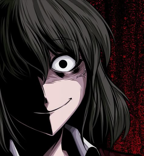 Smile Drawing, Creepy Smile, Yandere Girl, Image Spiderman, 얼굴 드로잉, Anime Smile, 카드 디자인, Anime Expressions, Dark Art Illustrations