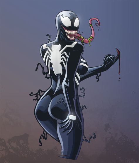 Female Venom, Symbiote Oc, Venom Girl, She Venom, Venom Movie, Venom Art, Venom Carnage, Venom Comics, Symbiotes Marvel