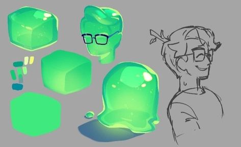 Slime Texture, Texture Tutorial, Art Advice, Digital Painting Tutorials, Drawing Tutorials, Art Tutorial, Art Tutorials Drawing, Digital Art Tutorial, Drawing Base