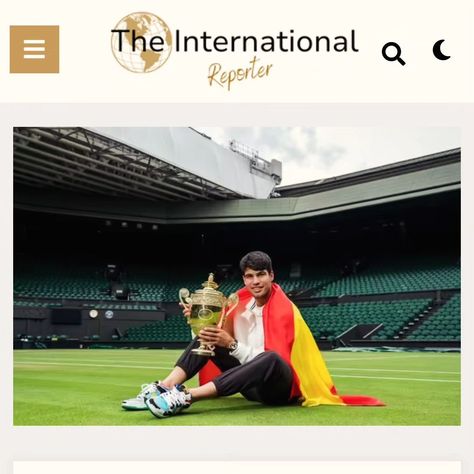 🎾 Carlos Alcaraz is the highest-paid tennis player of 2024! With $42.3 million in earnings, he’s dominating both on and off the court. 🌟 🔗📰🗞️As always the link to the article is in stories and highlights 🔗 📰 🗞️ #CarlosAlcaraz #Tennis #Forbes #USOpen #richlist #forbesrichest #rolex #nike #spain #spanishnewsinenglish #spanishnews #TheInternationalReporter Carlos Alcaraz Wimbledon, Tennis Event, Carlos Alcaraz, Tennis World, Tennis Shorts, Tennis Fashion, Racquet Sports, Australian Open, Tennis Racquet