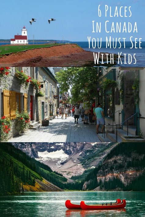 From Whistler and Alberta to Quebec and Prince Edward Island, here are 6 destinations in Canada that every family should visit. #canada #vacation #kids #bucketlist Top Family Vacations, Family Vacations Usa, Places In Canada, Winter Family Vacations, Best Winter Vacations, Canada Vacation, Family Vacation Spots, Canada Road Trip, Vacation Goals