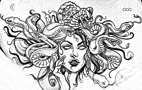 Simple Hand Tattoos, Tatoo Styles, Tattoo Catalog, Medusa Tattoo Design, Sigil Tattoo, Neck Tattoo For Guys, Chest Tattoos For Women, Medusa Tattoo, Leg Tattoos Women