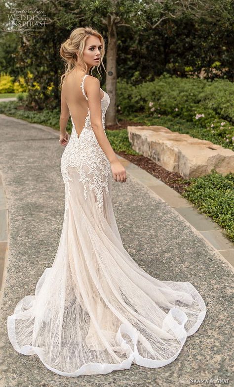 Deep V Neck Lace Wedding Dress, Form Fitting Tulle Wedding Dress, Sleeveless Backless Wedding Dress, Wedding Dresses Floor Length, Romantic Fit And Flare Wedding Dress, Collared Wedding Dress, Open Back Mermaid Wedding Dress, Low Back Wedding Dress, Embellished Wedding Dress