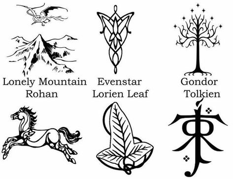 Hobbit Tattoo, Tolkien Tattoo, Lotr Tattoo, Lord Of The Rings Tattoo, Earth Tattoo, Rings Tattoo, Fantasy Tattoos, Symbol Tattoo, Lotr Art