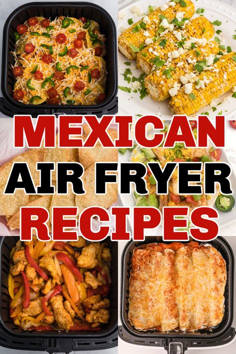 Air Fryer Mexican Recipes, Air Fryer Mexican, Cheap Air Fryer, Air Fryer Recipes Snacks, College Cooking, Air Fryer Cooking Times, Air Fried Food, Air Fryer Oven Recipes, Air Fry Recipes