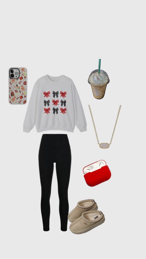 Christmas outfit ideas teen girl Teen Girl Holiday Outfit, Teens Christmas Outfits, Teen Girl Christmas Outfit, Christmas Teen Outfits, Cute Winter Christmas Outfits, Christmas Eve Outfits For Teens, Christmas Outfits For Teens, Outfit With Sweatpants, Outfit Ideas Teen