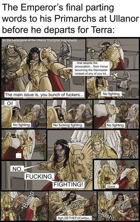 Warhammer Heresy, Warhammer 40k Memes, Far Future, Funny Comic Strips, Warhammer 40k Art, Warhammer Models, Warhammer 30k, Warhammer Art, Warhammer 40k Artwork