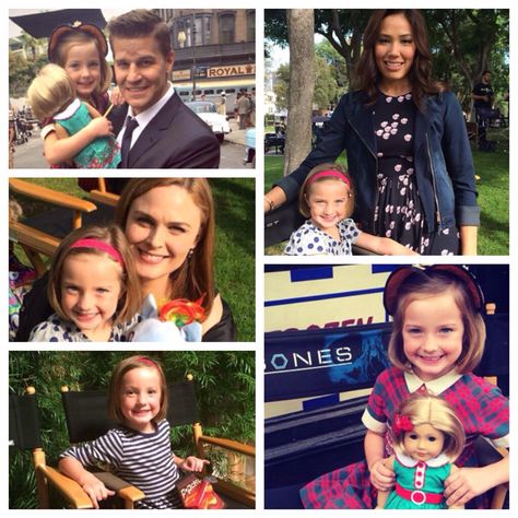 The adorable little actress that plays Miss Christine on Bones Sunnie Pelant, Miss Christine, Bones Booth And Brennan, Tj Thyne, Donna Harvey, Murdock Mysteries, Kathy Reichs, Bones Quotes, Seeley Booth