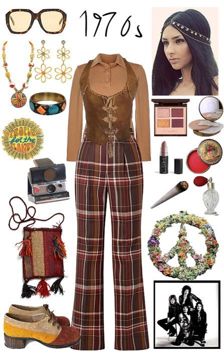 Oldies Day Outfit Ideas, 70s Diy Costume, Decade Halloween Costumes, 60s Costume Women, 60s Theme Party Outfit, Decade Party Outfit, Decades Day Spirit Week 70s Hippie, 70 Theme Party Outfit, Decade Costumes