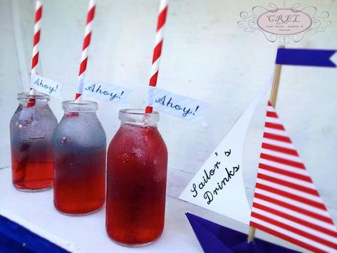 Nautical Party Ideas, Nautical 1st Birthday, Nautical Cookies, Nautical First Birthday, Nautical Cupcake, Nautical Banner, Nautical Cake, Themed First Birthday, Nautical Themed Party