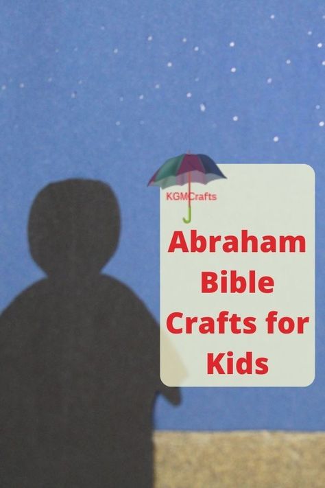 Kids will have fun making these Abraham Bible crafts Bible Abraham Craft, God Promises Abraham A Son Craft, Father Abraham Craft, Abraham Follows God Craft, Father Abraham Craft Sunday School, Abraham Stars In The Sky Craft, Abraham Bible Crafts For Kids, Abraham And Lot Craft, Abraham And Lot Craft Sunday School