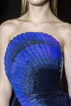 2019 Couture, Ocean Fashion, Mermaid Aesthetic, Zuhair Murad, India Fashion, Ocean Inspiration, Fantasy Fashion, Blue And Black, Fancy Dresses