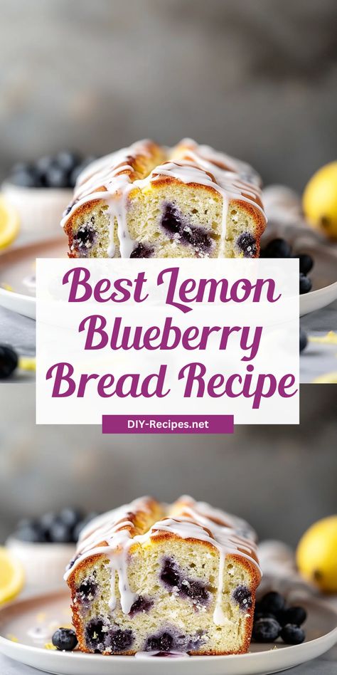 Discover the best lemon blueberry bread recipe. Easy to make and full of flavor! Lemon Blueberry Bread Recipe, Bread Machine Recipes Healthy, Blueberry Lemon Bread, Blueberry Bread Recipe, Lemon Blueberry Bread, Bread Maker Recipes, How To Store Bread, Lemon Bread, Blueberry Desserts