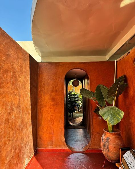 Photographer @malickbodian house in Senegal 🥵❤️ via @valeriebois Senegal Home Design, Senegal House Design, Modern African House Design, African Mid Century Modern, Senegalese Architecture, West African Interior Design, African Mud House, Brazilian Decoration, Senegal Aesthetic