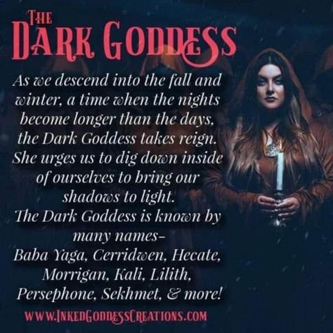 Lillith Goddess, Goddess Morrigan, Dark Mother, Goddess Hecate, Goddess Magick, Hecate Goddess, Goddess Quotes, Dark Goddess, Pagan Goddess