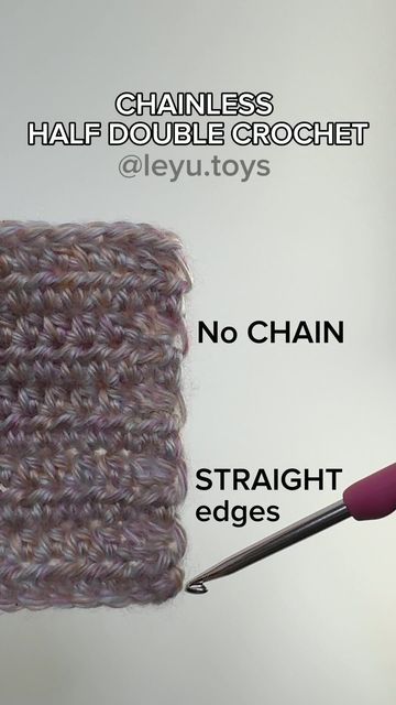 Crochet Edges, Toys Crochet, Beginner Crochet Projects, Straight Edges, Crochet Patterns For Beginners, Crochet Edging, Straight Edge, Half Double Crochet, Crochet For Beginners