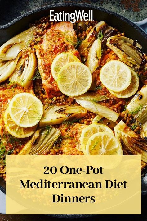 One Pot Mediterranean, Mediterranean Diet Dinner Recipes, Mediterranean Diet Dinner, Mediterranean Diet Food List, Mediterranean Recipes Healthy, Mediterranean Diet Recipes Dinners, Med Diet, Diet Dinner, Diet Dinner Recipes