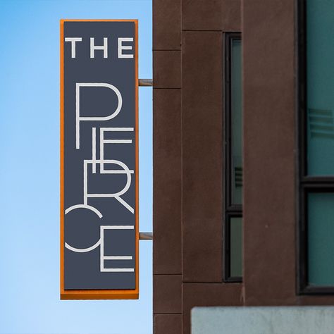 The Pierce - WeidnerCA Blade Signage, Hotel Canopy, Blade Sign, Shop Sign Design, Retail Signage, Exterior Signage, Concept Board, West Village, Installation Design