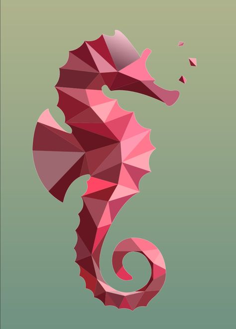 Polygon Art Illustration, Polygonal Art, Polygonal Design, Polygon Art Animal, Polygon Art Geometry, Lowpoly Art, Poly Art, Geometric Art Animal, Fall Paper Crafts