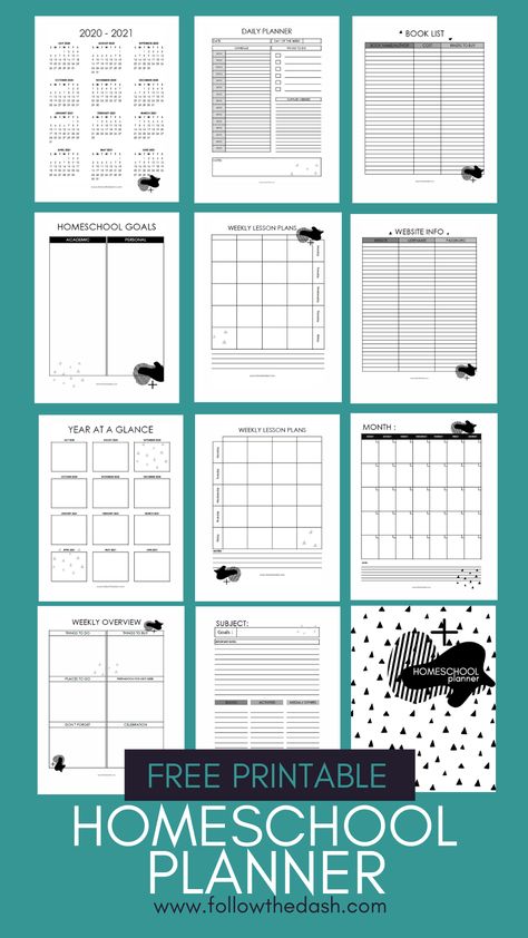 Homeschool Planner Bundle Free Printable Home School Planner Printables, Homeschool Grade Tracker Free Printable, Homeschool Tracker Free Printable, 123homeschool4me Free Printable, Homeschool Weekly Planner Free Printable, Homeschool Planner Printable Free, Homeschool Planner Ideas, Homeschool Daily Planner, College Student Planner Printable