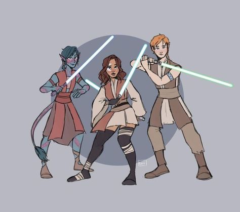 Jedi Fanart, Jedi Pose Reference, Star Wars Oc Character Design, Jedi Oc Art, Jedi Padawan Oc, Jedi Oc Character Design, Star Wars Ocs, Star Wars Oc Jedi, Star Wars Clothes Character Design