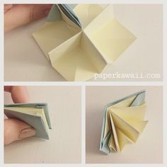 Popup Book, Origami Book, Pop Book, Concertina Book, Book Tutorial, Book Video, Origami Step By Step, Tutorial Origami, Folding Origami