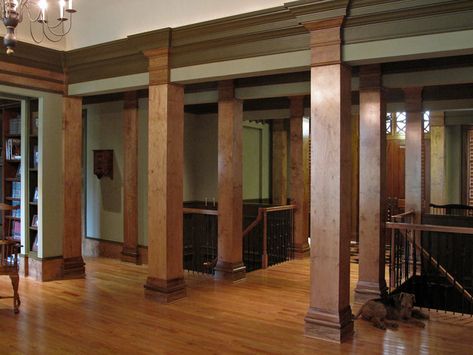 20 Beautiful Uses of Decorative Columns Inside The Home Wood Pillars Interior, Arch Pillar Design, Wood Columns Interior, Pillar Design Interior, House Pillar Design, Indoor Columns, Pillars Design, Craftsman Columns, Columns Interior